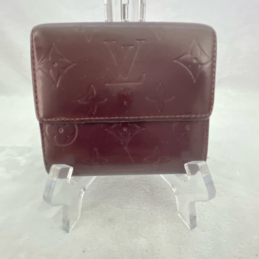 Louis Vuitton Maroon Monogram Wallet